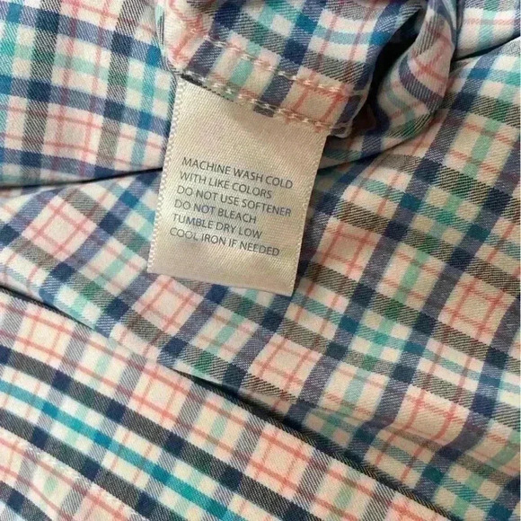 Southern Tide Intercoastal Men’s Long Sleeve Plaid Button Up Medium - Picture 5 of 8